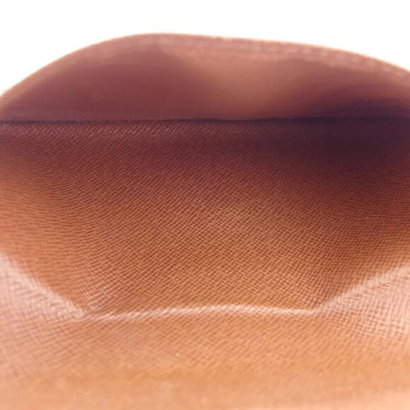 Louis Vuitton Three Folded Wallet Monogram Beige Monogram Canvas Used G1426 - Picture 7 of 10